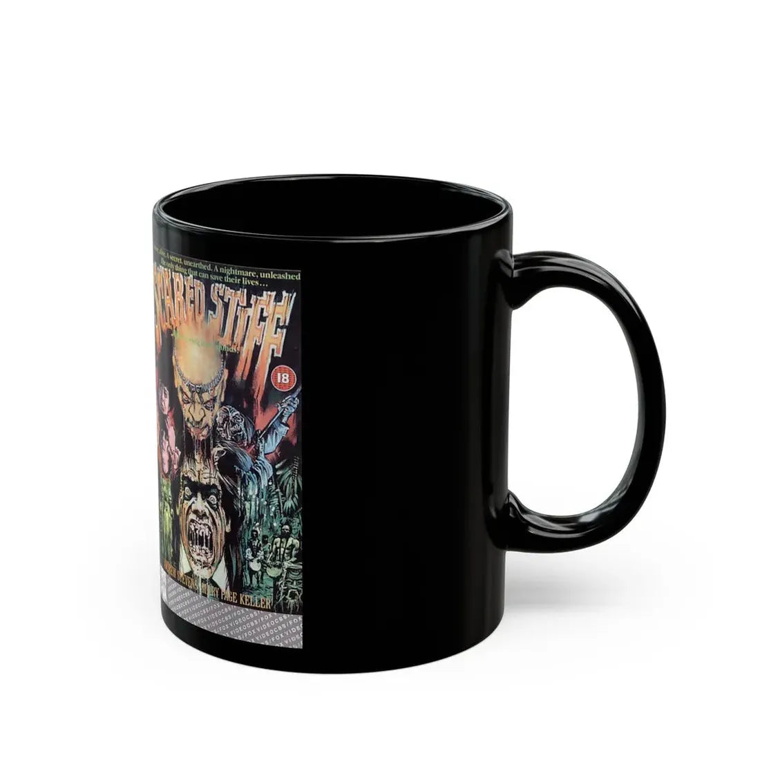 SCARED STIFF VERSION 2 (VHS COVER) - Black Coffee Mug - Go Mug Yourself