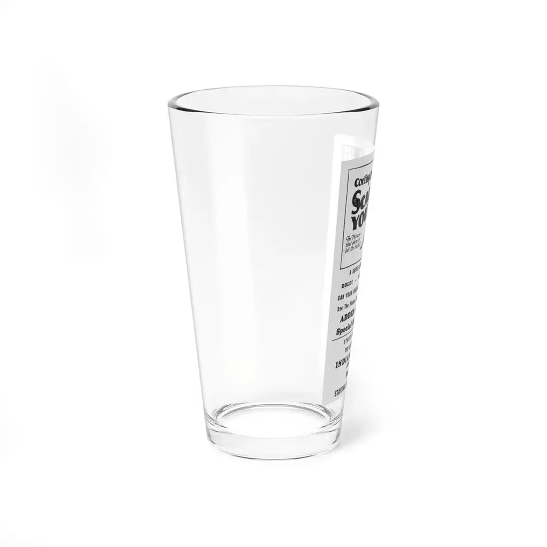 SCARLET YOUTH 1928 Movie Poster - Pint Glass 16oz - Go Mug Yourself