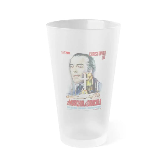 SCARS OF DRACULA (ITALIAN) 1970 Movie Poster - Frosted Pint Glass 16oz 16oz Frosted - Go Mug Yourself