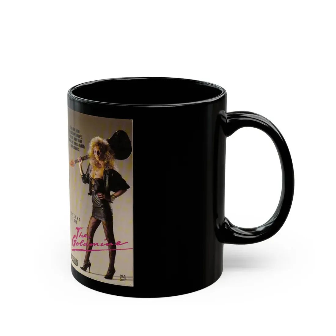 SCENES FROM THE GOLDMINE (VHS COVER) - Black Coffee Mug - Go Mug Yourself
