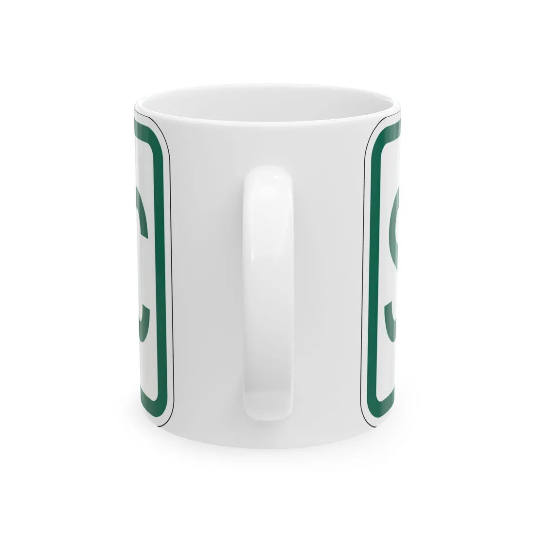 Scenic plate Vermont (Vermont) (Road Sign) White Coffee Mug - Go Mug Yourself