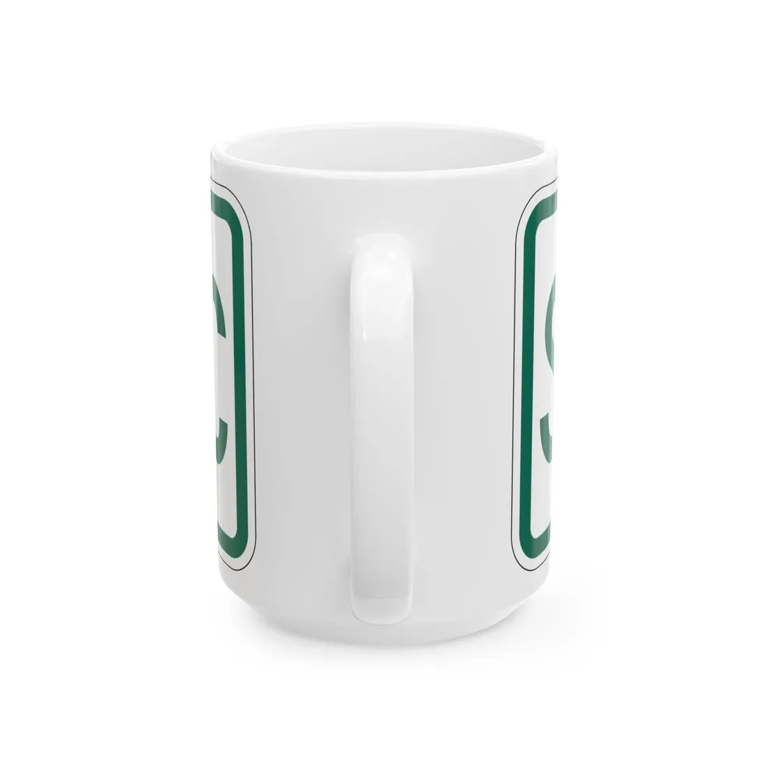 Scenic plate Vermont (Vermont) (Road Sign) White Coffee Mug - Go Mug Yourself