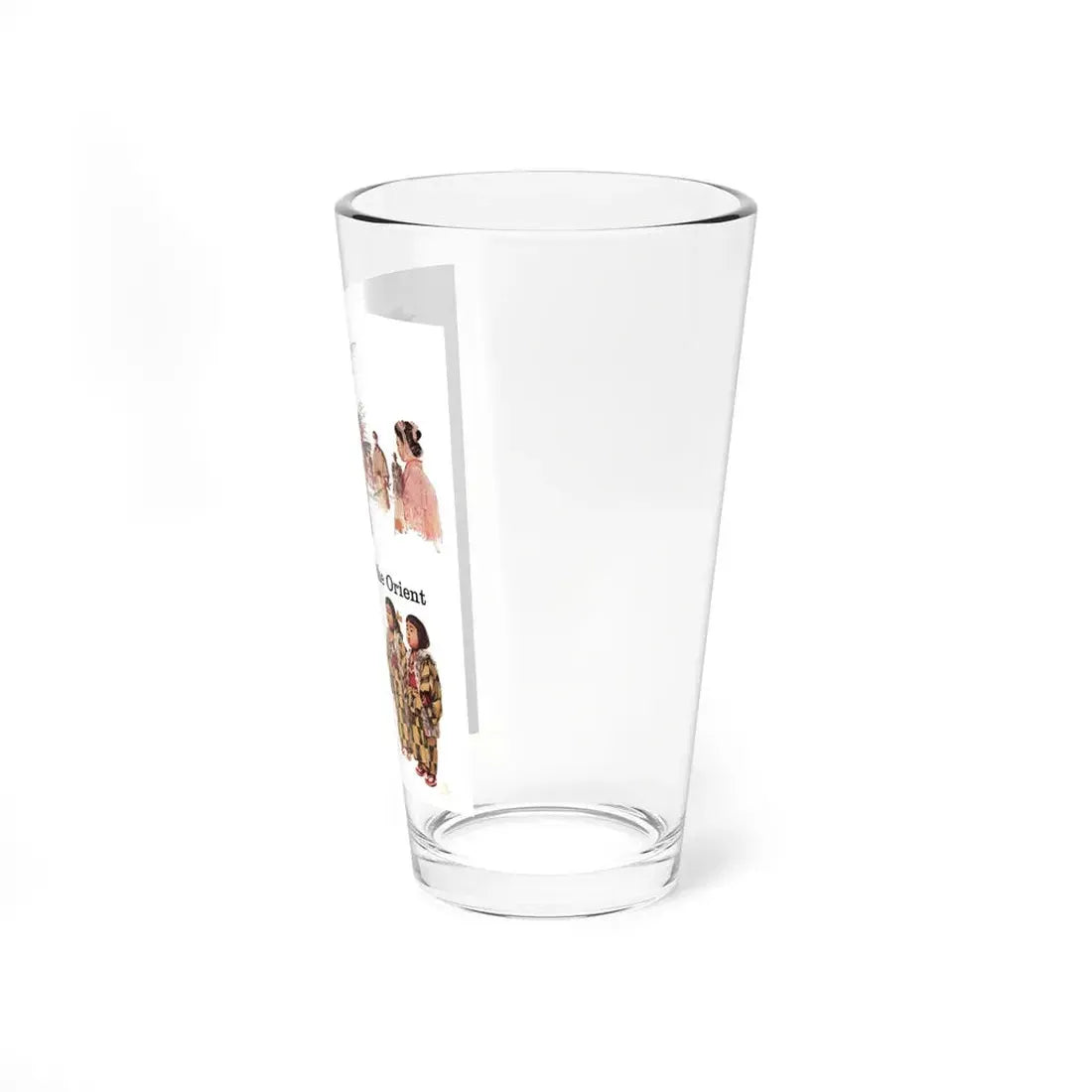 Scetchbook of the Orient (1) - Tokio, Japan, Cosmopolitan, March 1958 (Magazine Illustration) Pint Glass 16oz - Go Mug Yourself