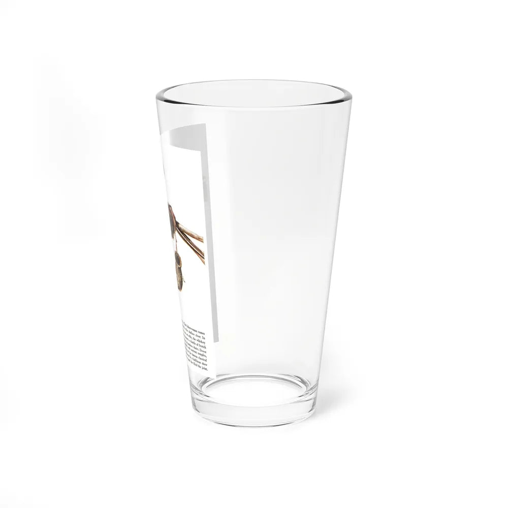 Scetchbook of the Orient (2) - Chiengmai, Thailand, Cosmopolitan, March 1958 (Magazine Illustration) Pint Glass 16oz - Go Mug Yourself