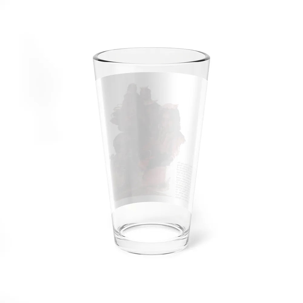 Scetchbook of the Orient (5) - Katmandu, Nepal, Cosmopolitan, March 1958 (Magazine Illustration) Pint Glass 16oz - Go Mug Yourself