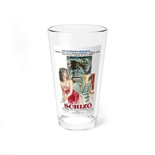 SCHIZO 1976 Movie Poster - Pint Glass 16oz 16oz - Go Mug Yourself