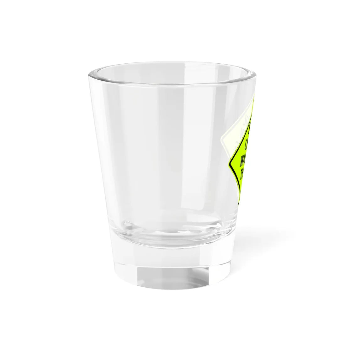 SCHOOL CHILDREN WALK ALONG THIS ROAD Delaware S3-1-DE (Delaware) (Road Sign) Shot Glass 1.5oz - Go Mug Yourself