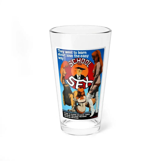 SCHOOL FOR SEX 1969 Movie Poster - Pint Glass 16oz 16oz - Go Mug Yourself