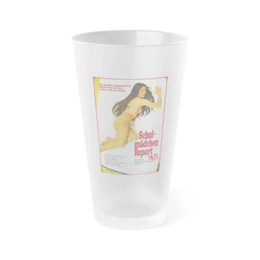 SCHOOL GIRL REPORT 6 1973 Movie Poster - Frosted Pint Glass 16oz 16oz Frosted - Go Mug Yourself