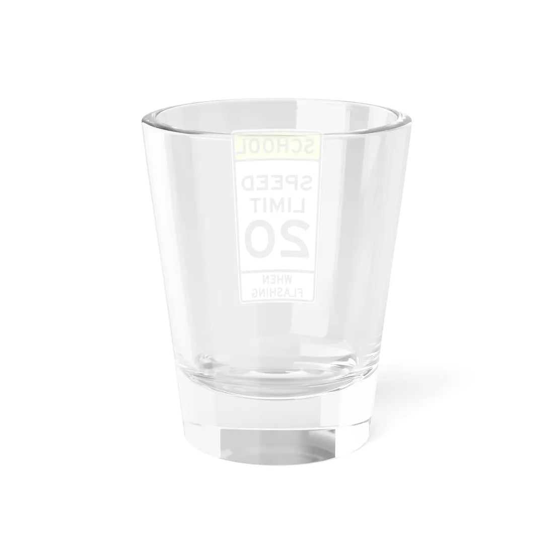 SCHOOL SPEED LIMIT FLASHING Delaware S5-3-DE (Delaware) (Road Sign) Shot Glass 1.5oz - Go Mug Yourself