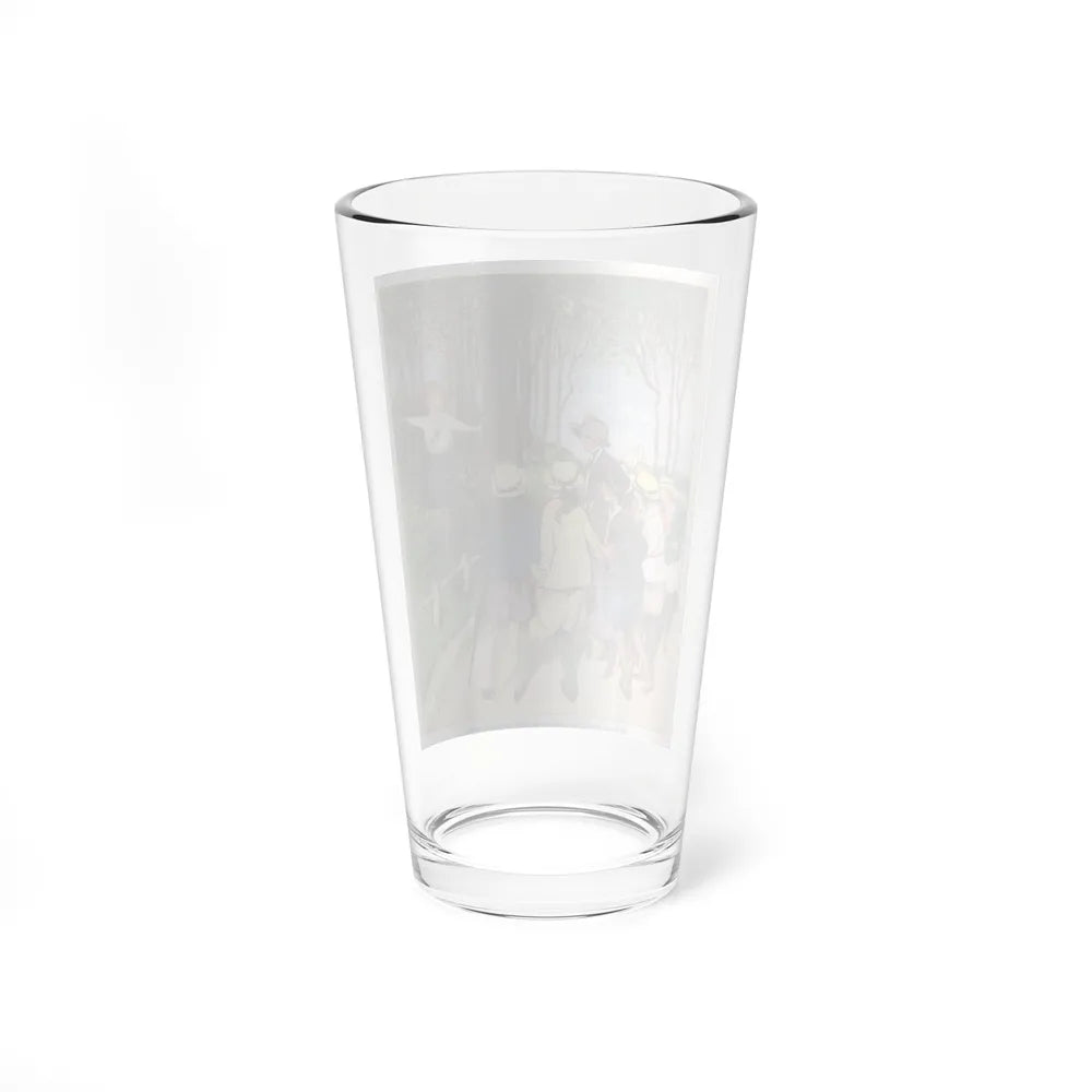 School Stories for Girls, Thomas Nelson and Sons, Ltd, 1927 (Magazine Illustration) Pint Glass 16oz - Go Mug Yourself