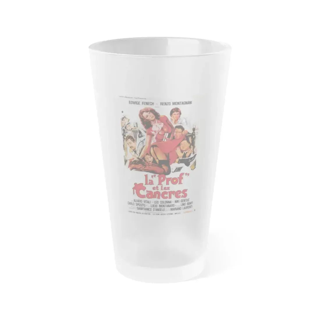SCHOOL TEACHER IN COLLEGE (2) 1978 Movie Poster - Frosted Pint Glass 16oz 16oz Frosted - Go Mug Yourself