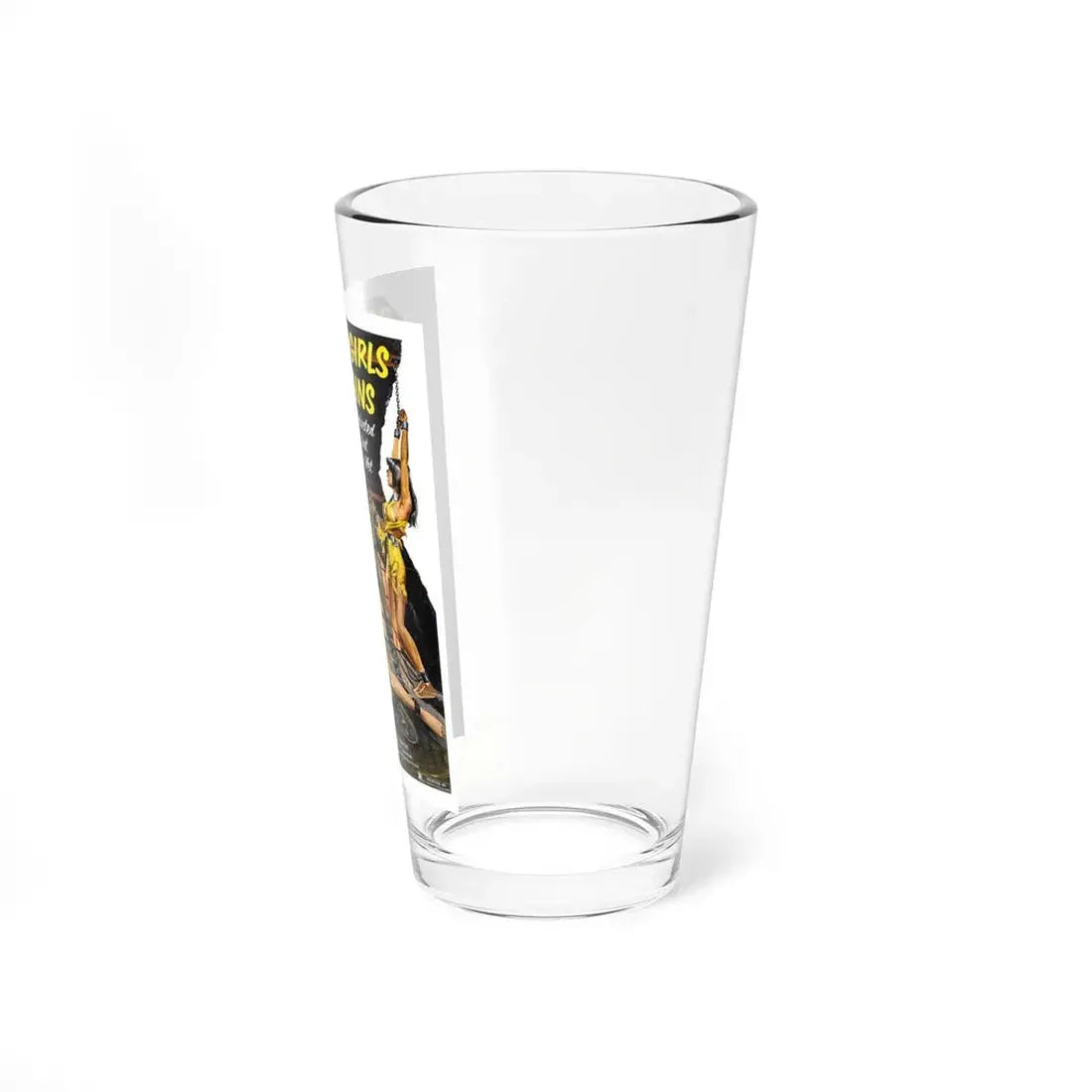 SCHOOLGIRLS IN CHAINS 1973 Movie Poster - Pint Glass 16oz - Go Mug Yourself