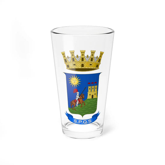 Sciacca-Stemma (Italy) (Coat of Arms) Pint Glass 16oz 16oz - Go Mug Yourself
