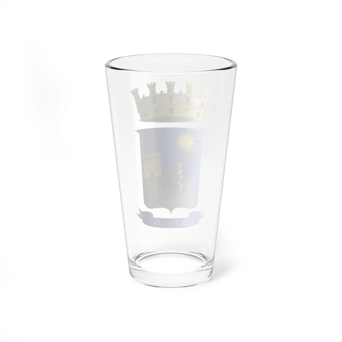 Sciacca-Stemma (Italy) (Coat of Arms) Pint Glass 16oz - Go Mug Yourself