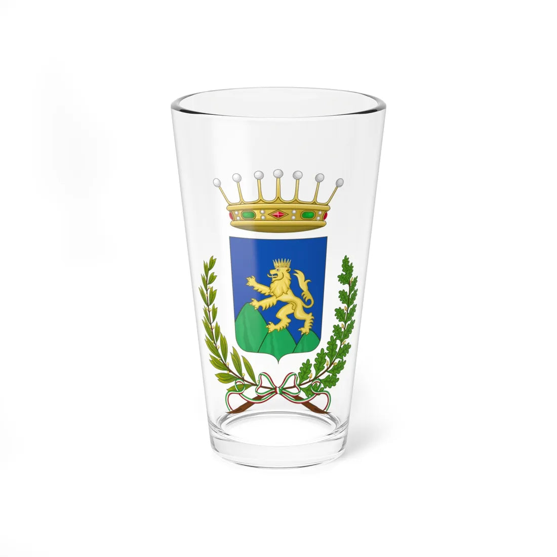 Scicli-Stemma (Italy) (Coat of Arms) Pint Glass 16oz 16oz - Go Mug Yourself