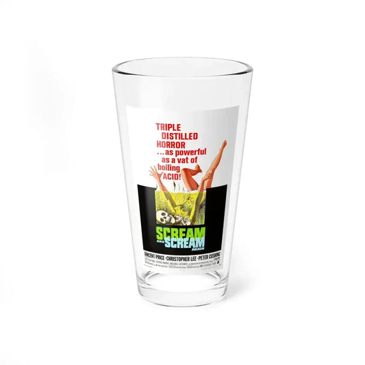 SCREAM AND SCREAM AGAIN 1970 Movie Poster - Pint Glass 16oz 16oz - Go Mug Yourself