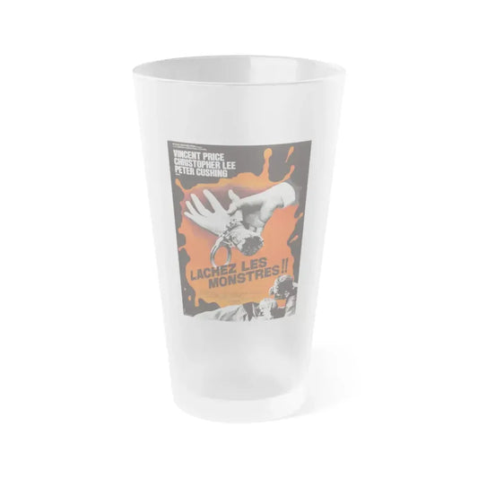 SCREAM AND SCREAM AGAIN (FRENCH) 1970 Movie Poster - Frosted Pint Glass 16oz 16oz Frosted - Go Mug Yourself