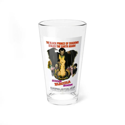 SCREAM BLACULA SCREAM 1973 Movie Poster - Pint Glass 16oz 16oz - Go Mug Yourself