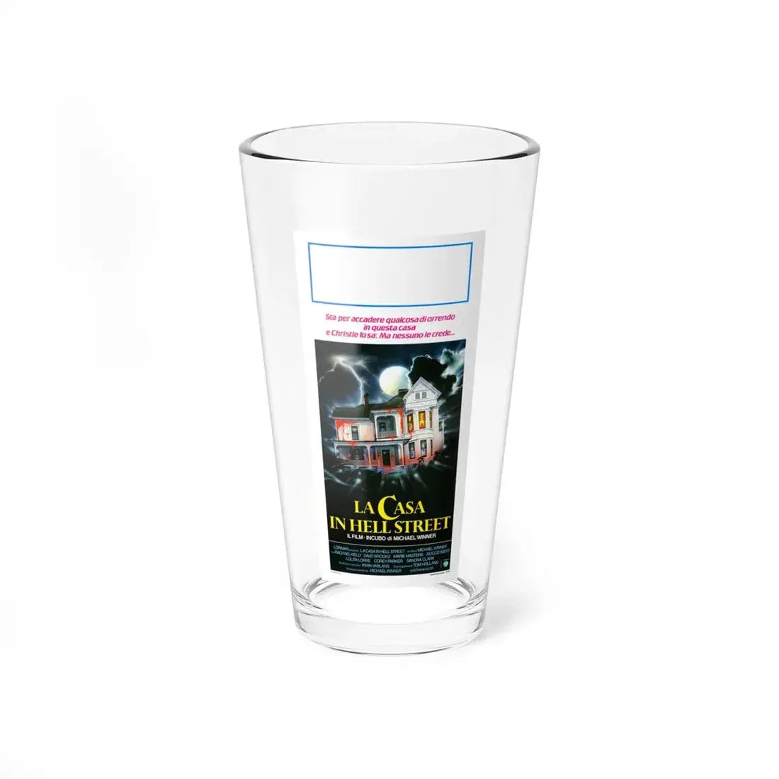 SCREAM FOR HELP (ITALIAN) 1984 Movie Poster - Pint Glass 16oz 16oz - Go Mug Yourself