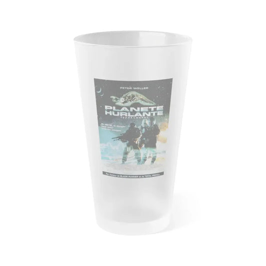 SCREAMERS (FRENCH) 1995 Movie Poster - Frosted Pint Glass 16oz 16oz Frosted - Go Mug Yourself