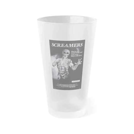 SCREAMERS (ISLAND OF THE FISHMEN) 1979 Movie Poster - Frosted Pint Glass 16oz 16oz Frosted - Go Mug Yourself