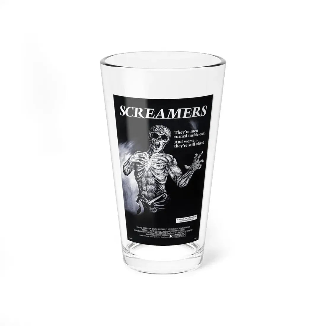SCREAMERS (ISLAND OF THE FISHMEN) 1979 Movie Poster - Pint Glass 16oz 16oz - Go Mug Yourself