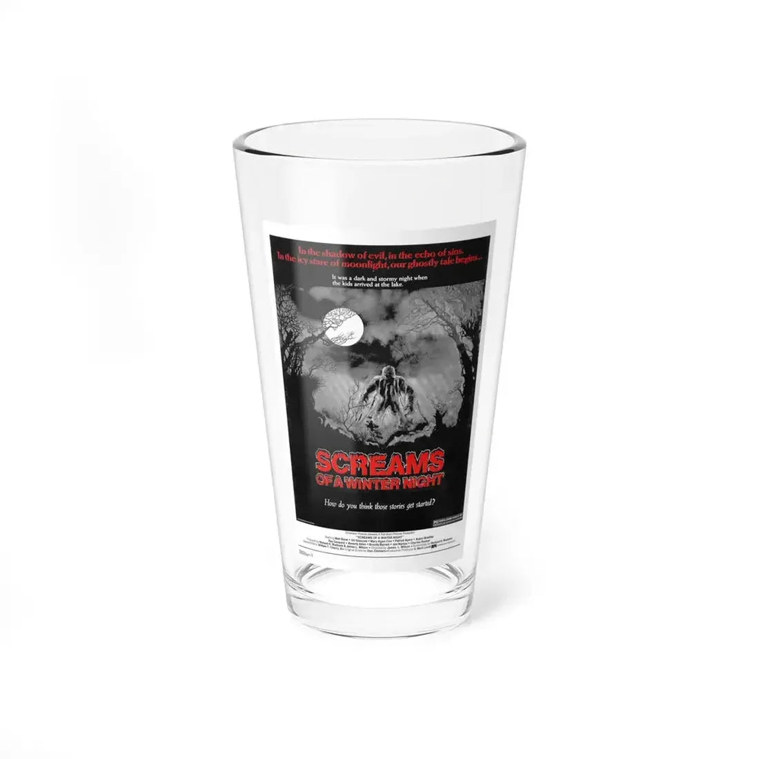 SCREAMS OF A WINTER NIGHT 1979 Movie Poster - Pint Glass 16oz 16oz - Go Mug Yourself