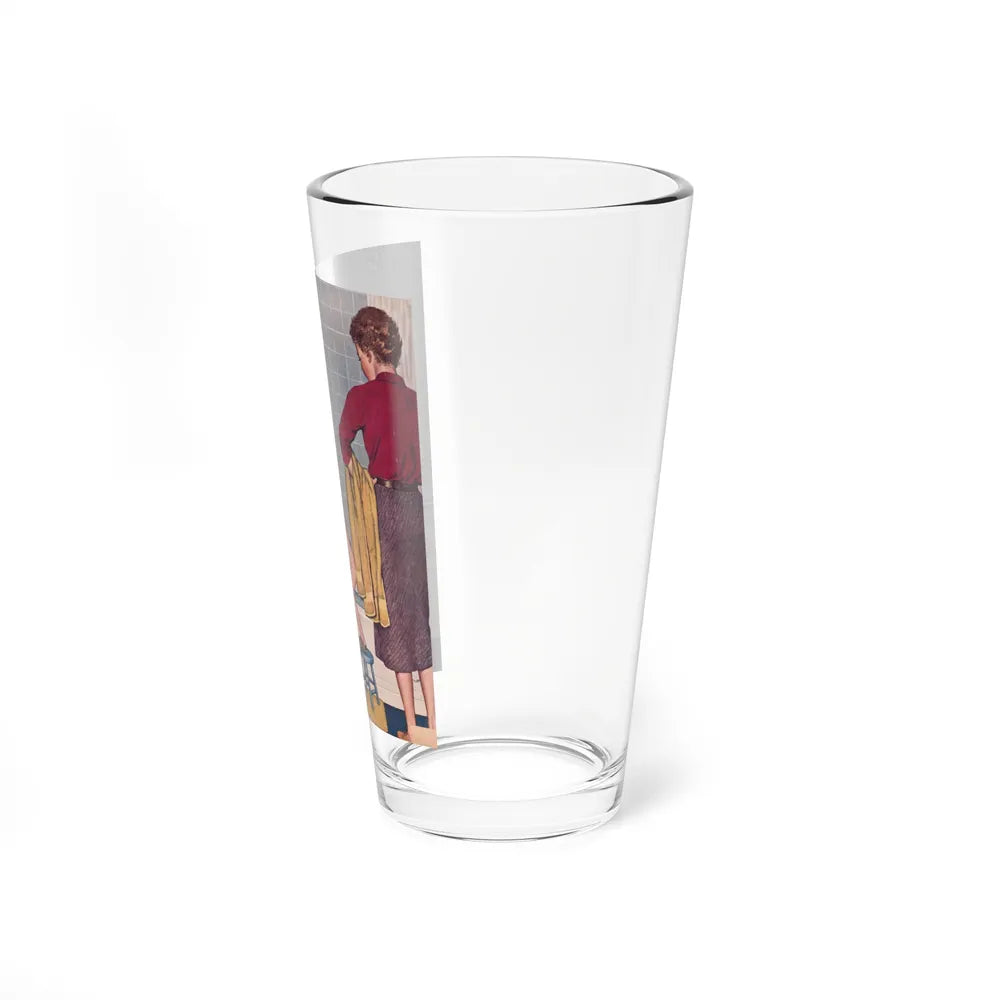 Scuba in the Tub, Saturday Evening Post, November 29, 1958 (Magazine Illustration) Pint Glass 16oz - Go Mug Yourself