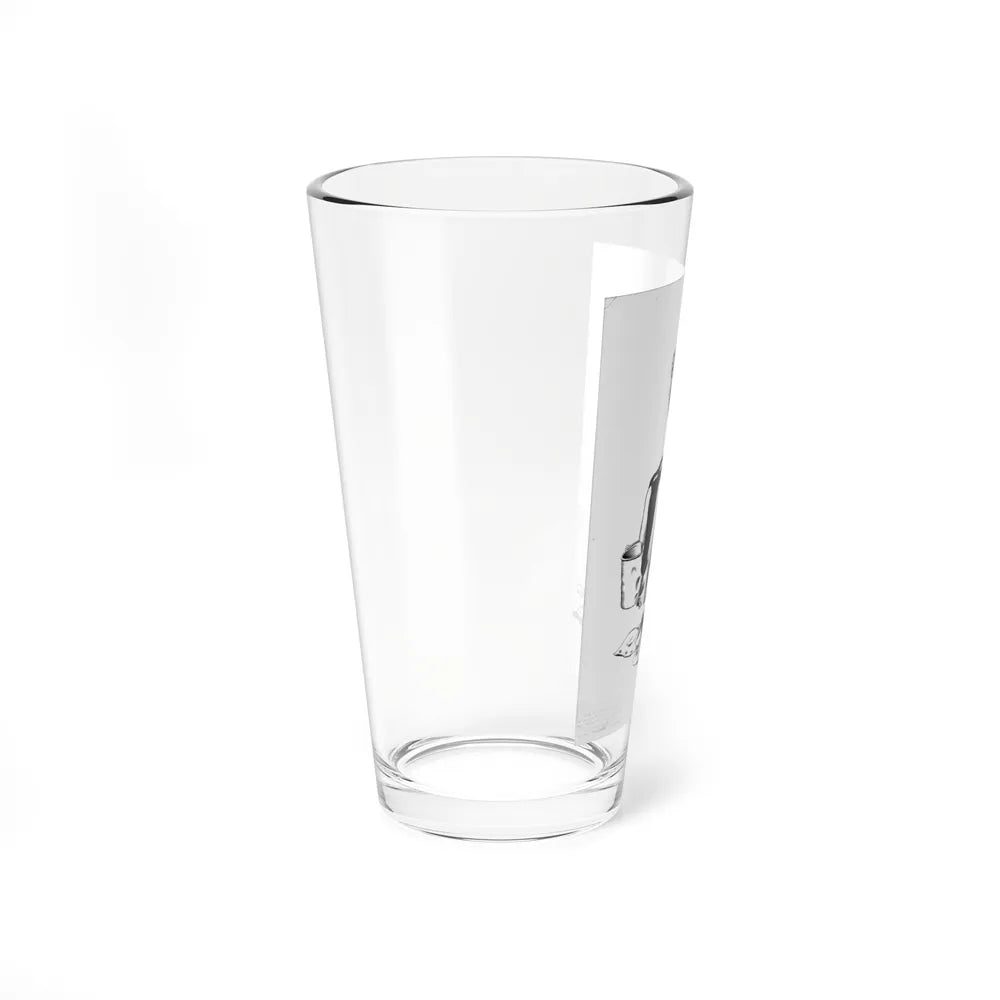 Scuttle Watch, page 30, book illustration, 1941 (Magazine Illustration) Pint Glass 16oz - Go Mug Yourself