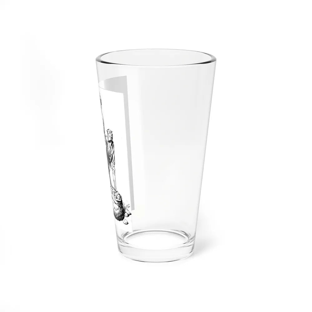 Scuttle Watch, page 30, book illustration, 1941 (Magazine Illustration) Pint Glass 16oz - Go Mug Yourself