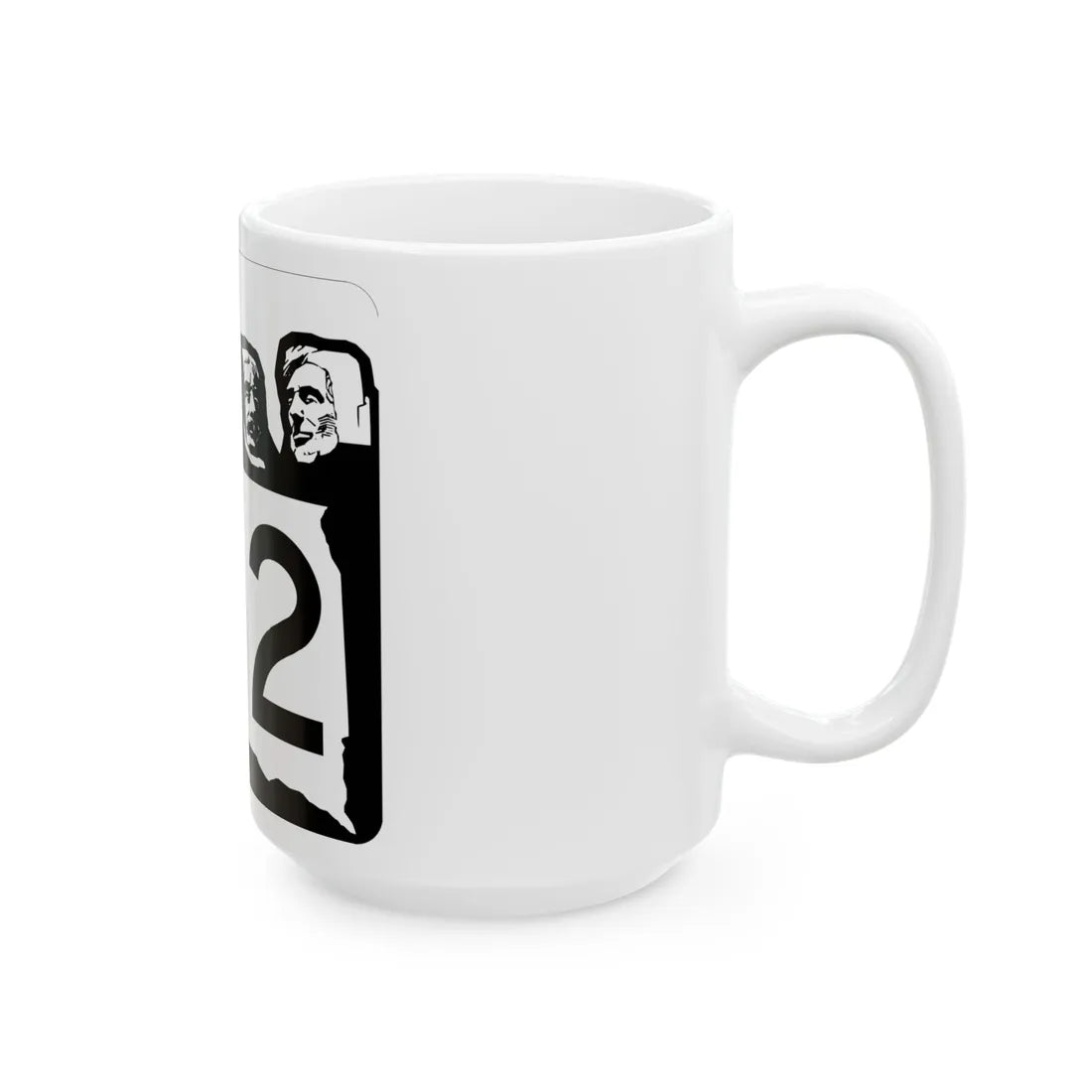 SD 102 1960 (South Dakota) (Road Sign) White Coffee Mug - Go Mug Yourself