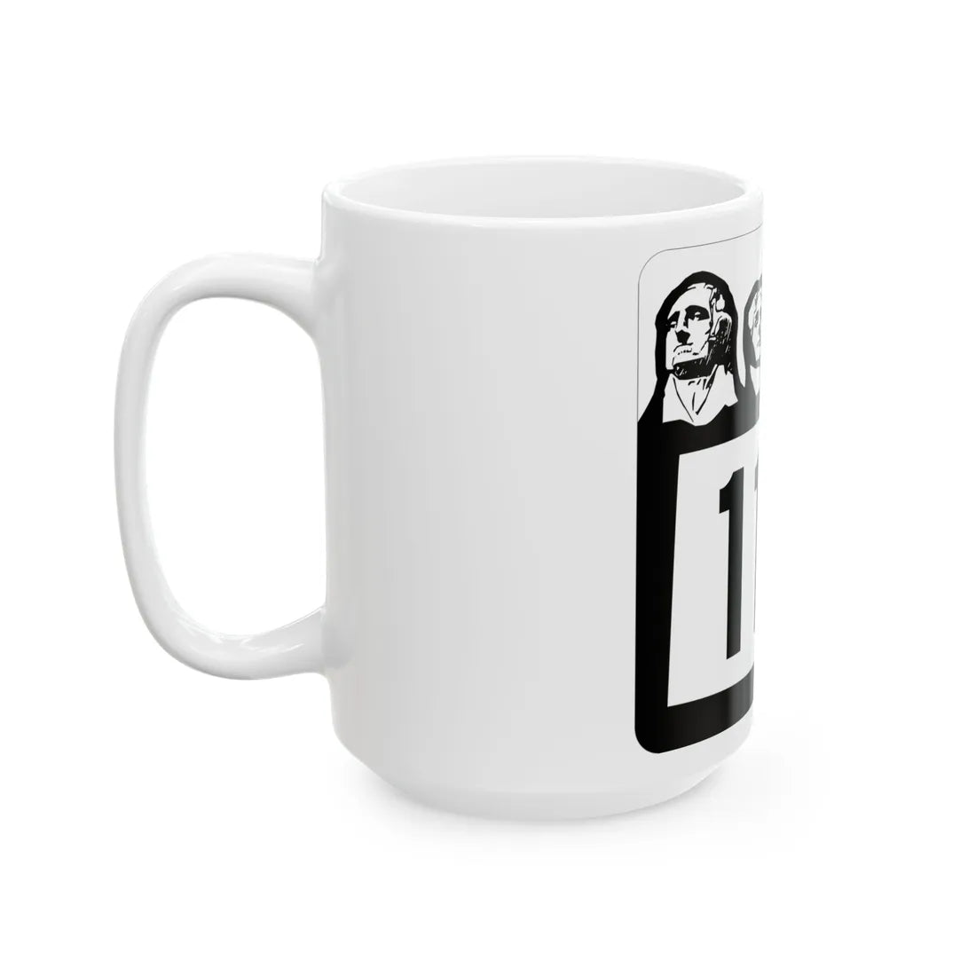SD 116 1960 (South Dakota) (Road Sign) White Coffee Mug - Go Mug Yourself