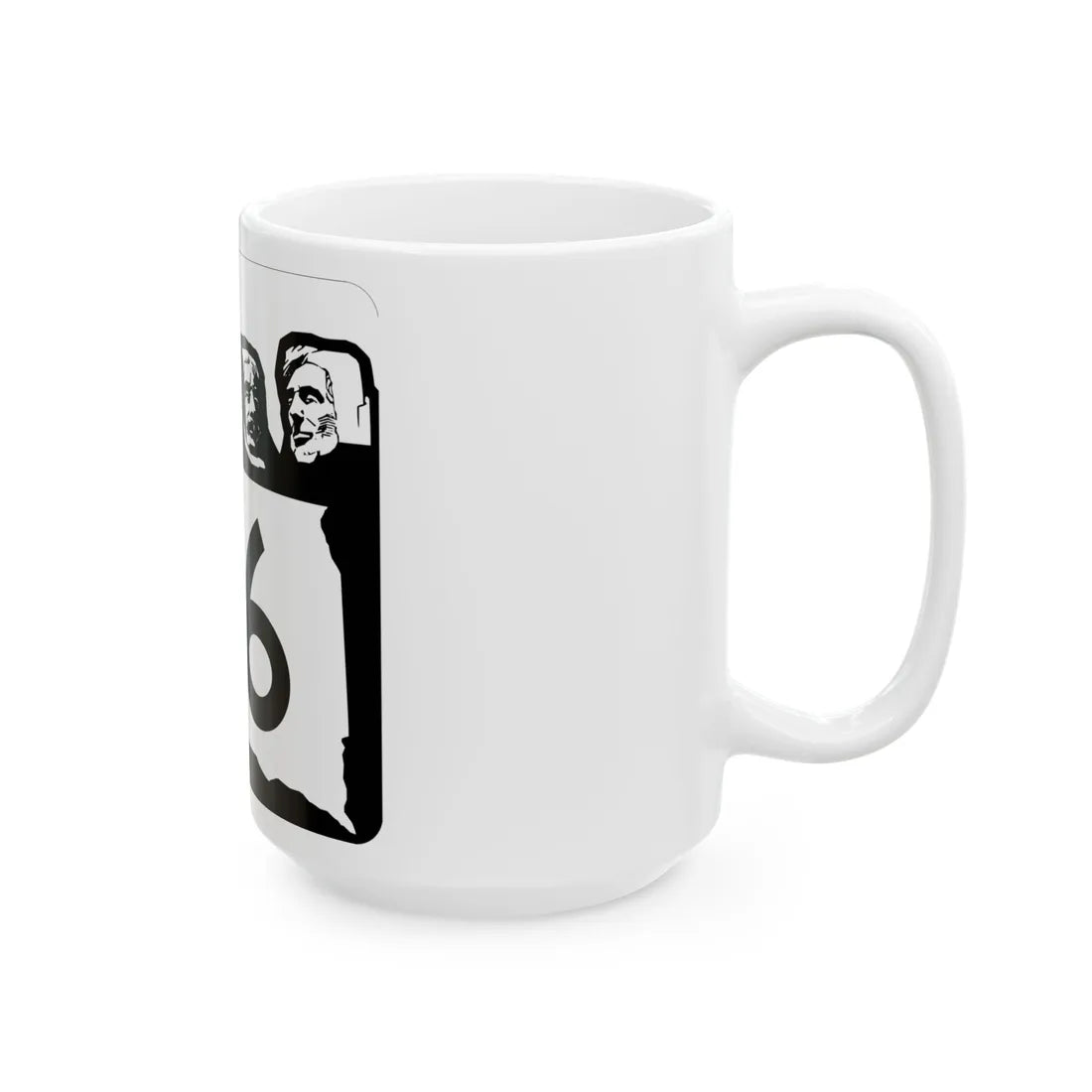 SD 116 1960 (South Dakota) (Road Sign) White Coffee Mug - Go Mug Yourself