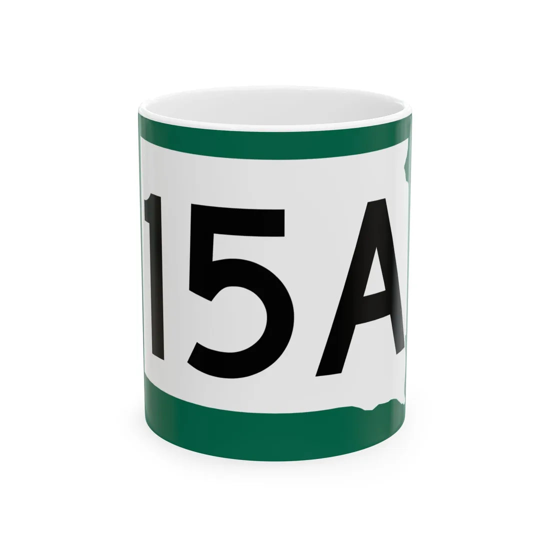 SD 15A (South Dakota) (Road Sign) White Coffee Mug 11oz - Go Mug Yourself