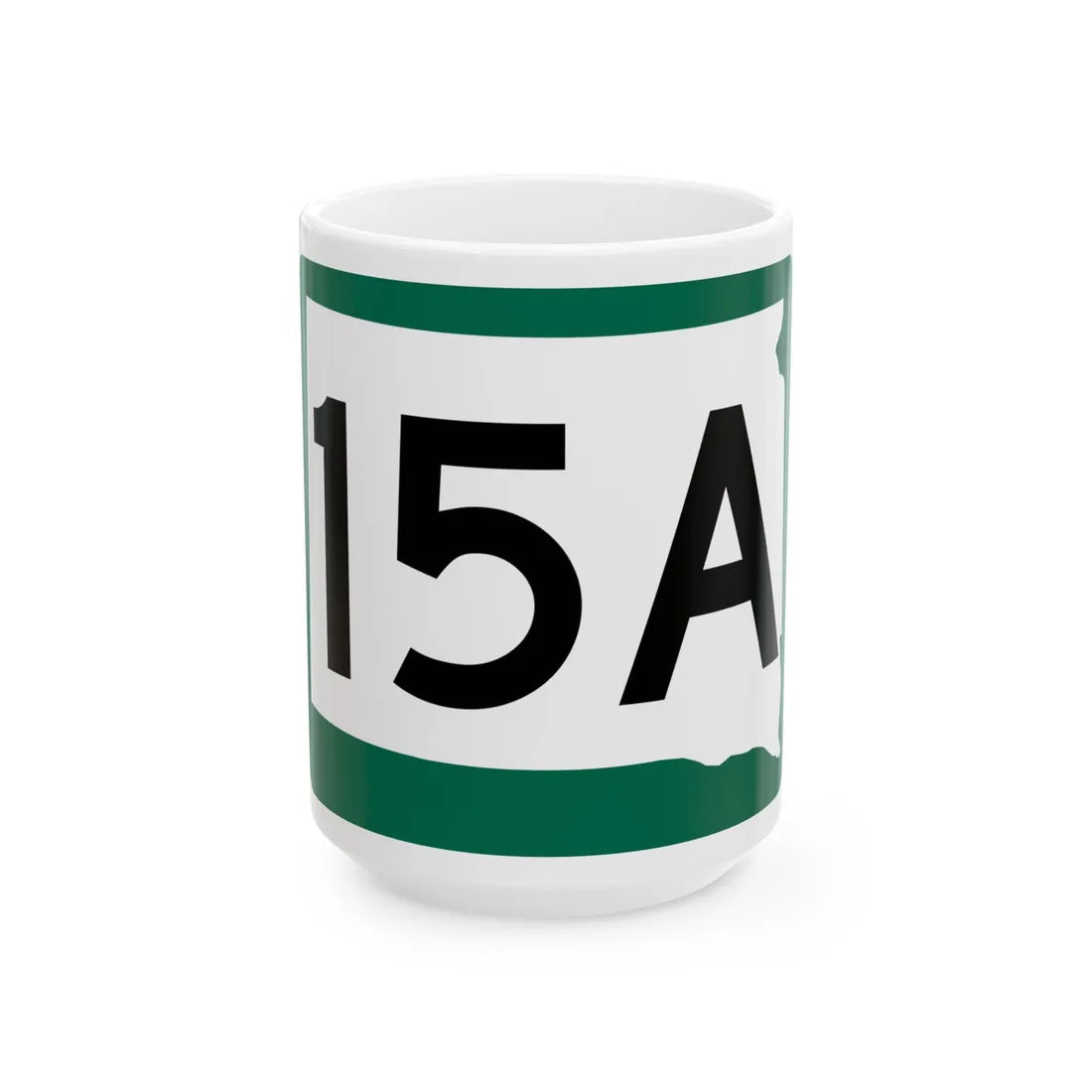 SD 15A (South Dakota) (Road Sign) White Coffee Mug 15oz - Go Mug Yourself