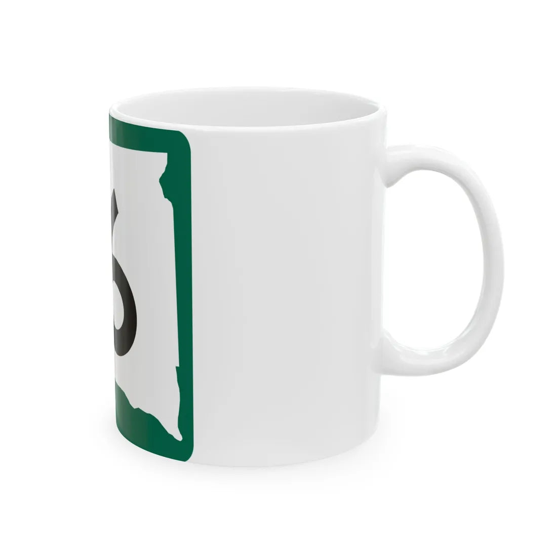 SD 16 (South Dakota) (Road Sign) White Coffee Mug - Go Mug Yourself