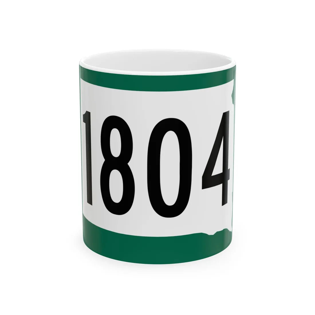 SD 1804 (South Dakota) (Road Sign) White Coffee Mug 11oz - Go Mug Yourself