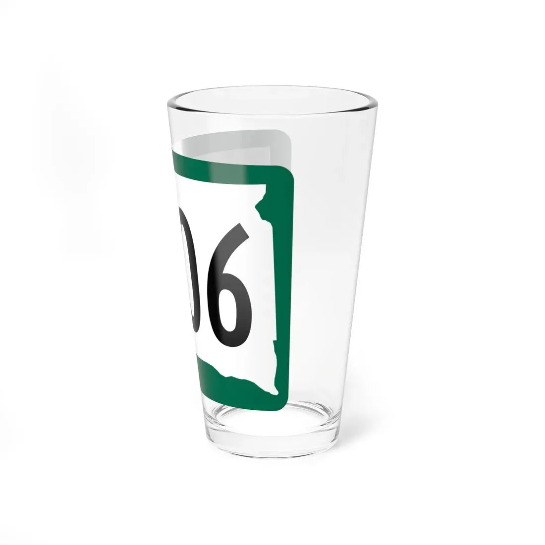 SD 1806 (South Dakota) (Road Sign) Pint Glass 16oz - Go Mug Yourself