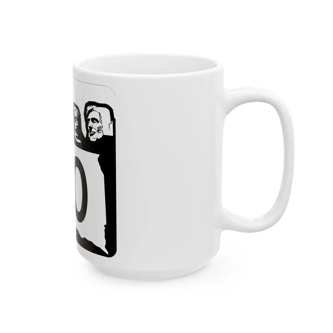 SD 20 1960 (South Dakota) (Road Sign) White Coffee Mug - Go Mug Yourself