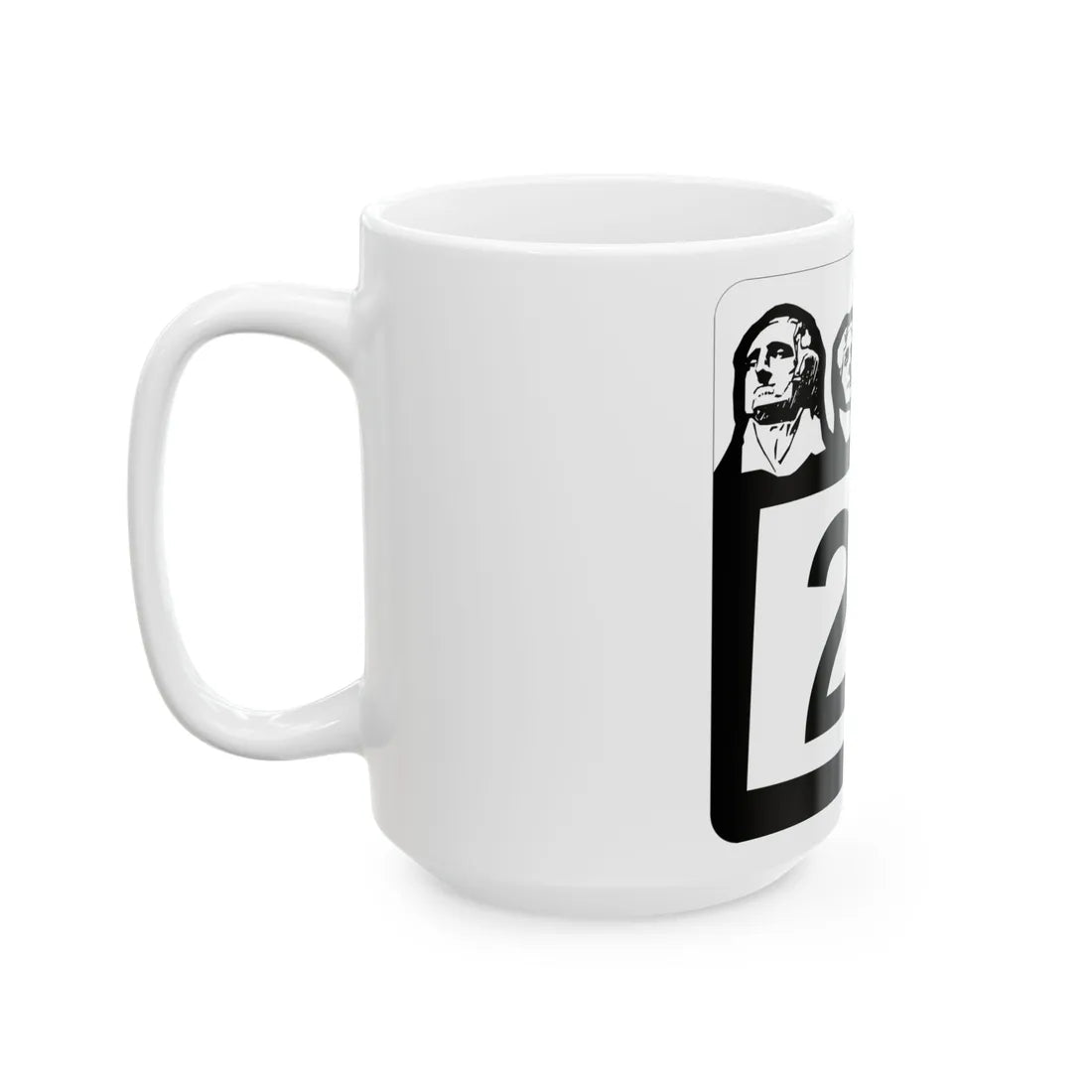 SD 22 1960 (South Dakota) (Road Sign) White Coffee Mug - Go Mug Yourself