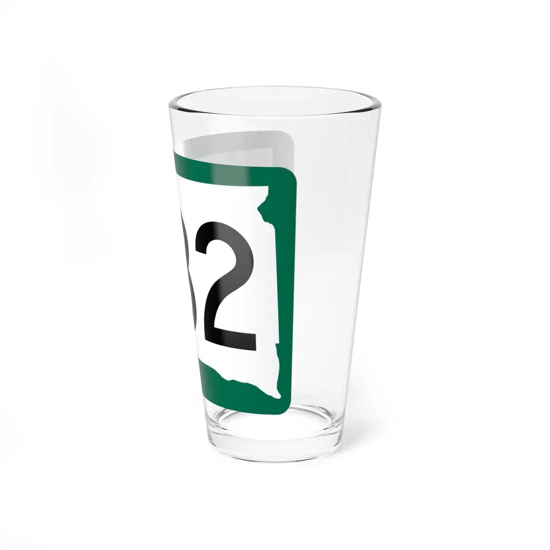 SD 232 (South Dakota) (Road Sign) Pint Glass 16oz - Go Mug Yourself