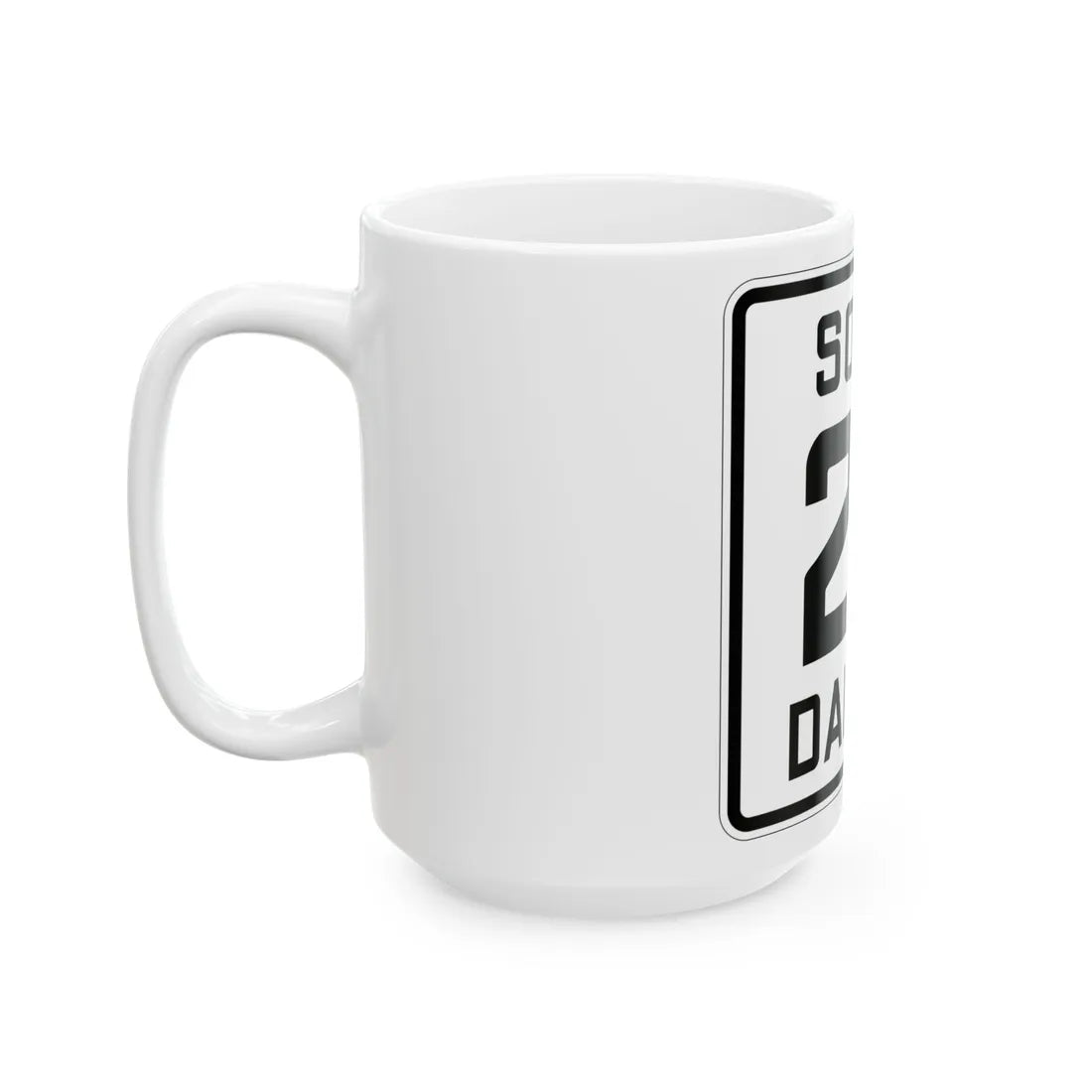 SD 27 1926 (South Dakota) (Road Sign) White Coffee Mug - Go Mug Yourself