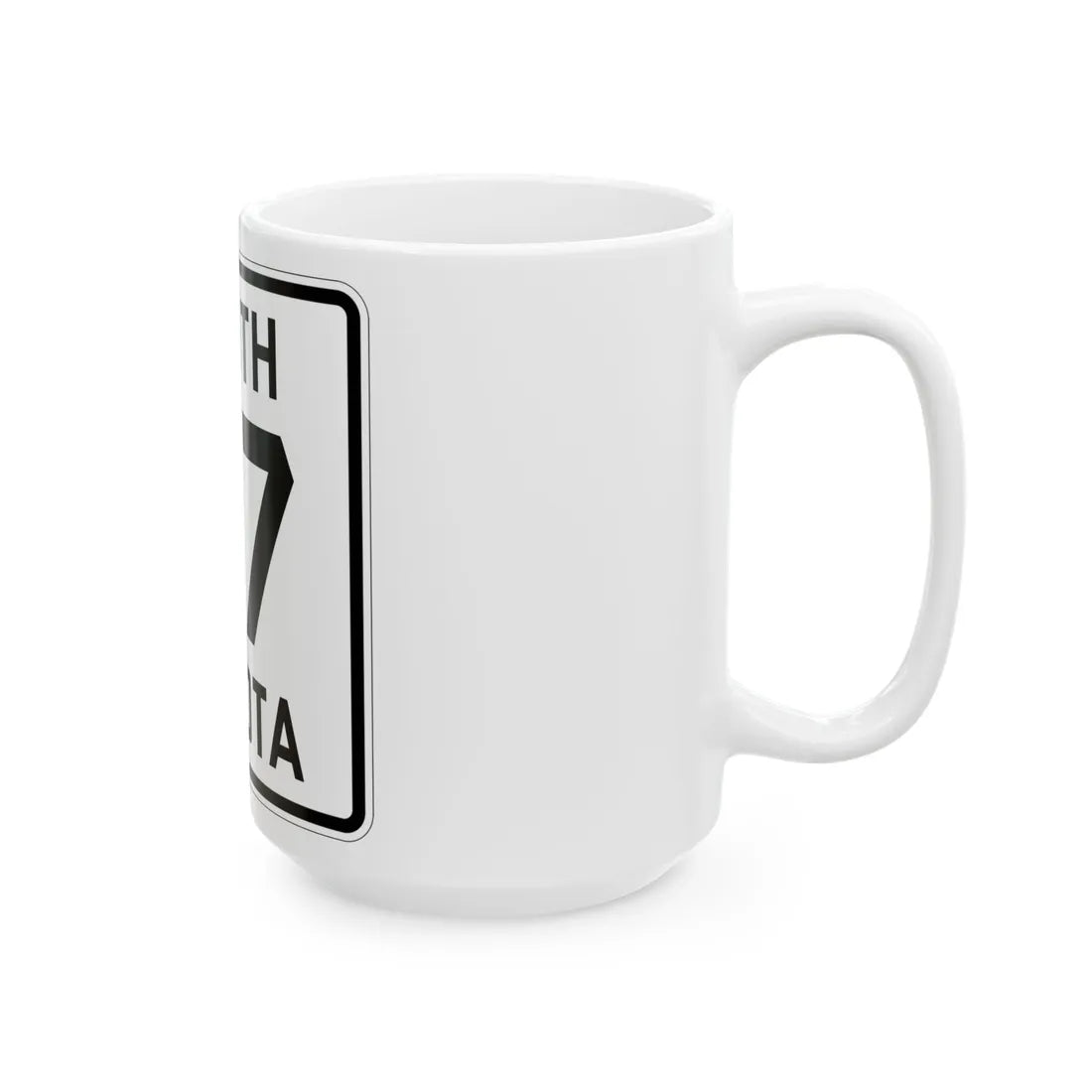 SD 27 1926 (South Dakota) (Road Sign) White Coffee Mug - Go Mug Yourself