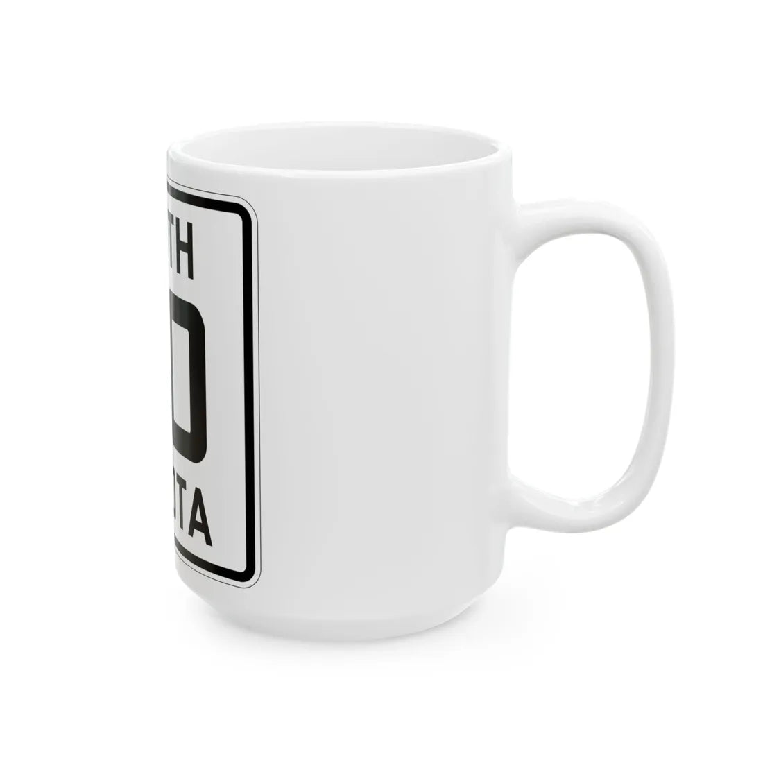 SD 30 1926 (South Dakota) (Road Sign) White Coffee Mug - Go Mug Yourself