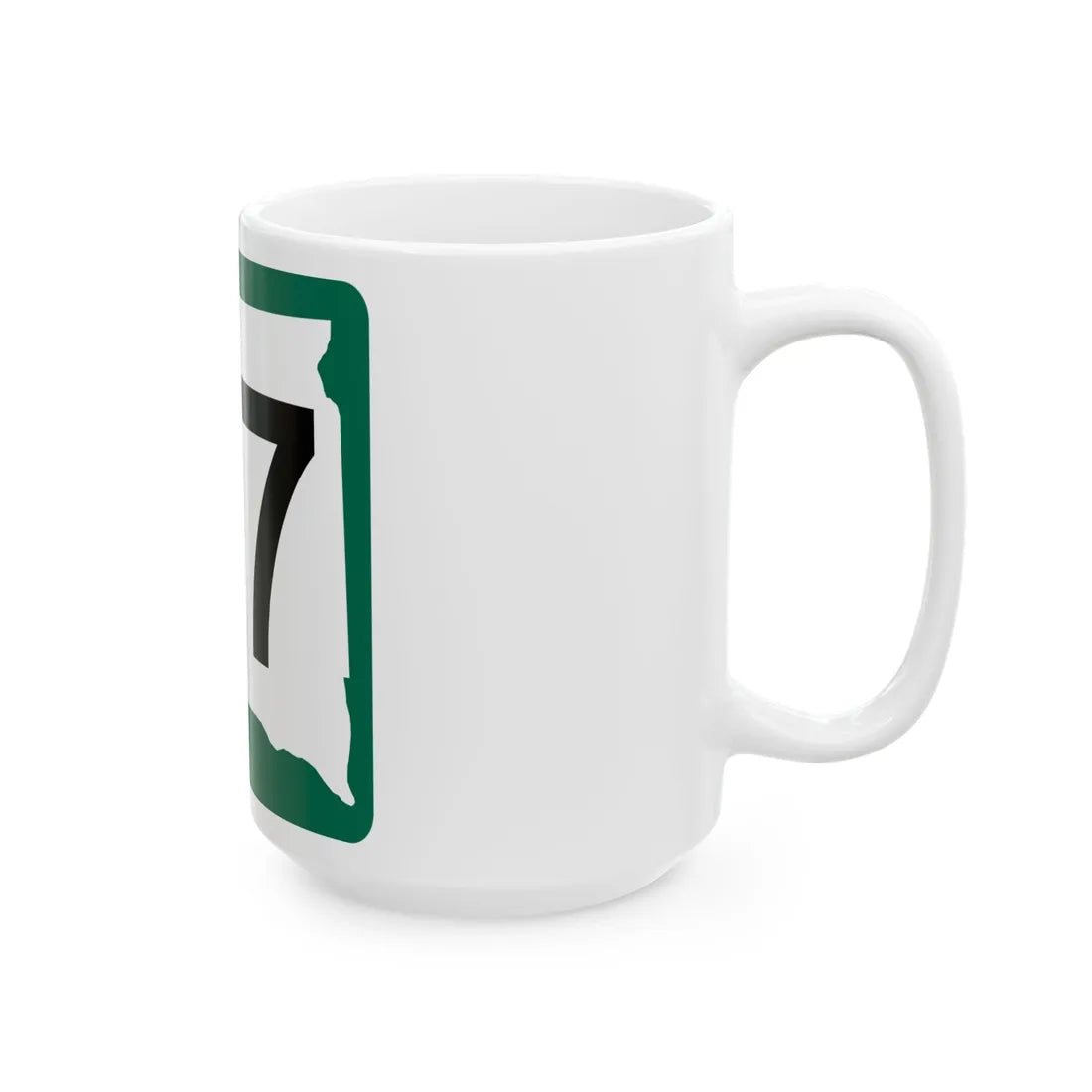 SD 37 (South Dakota) (Road Sign) White Coffee Mug - Go Mug Yourself