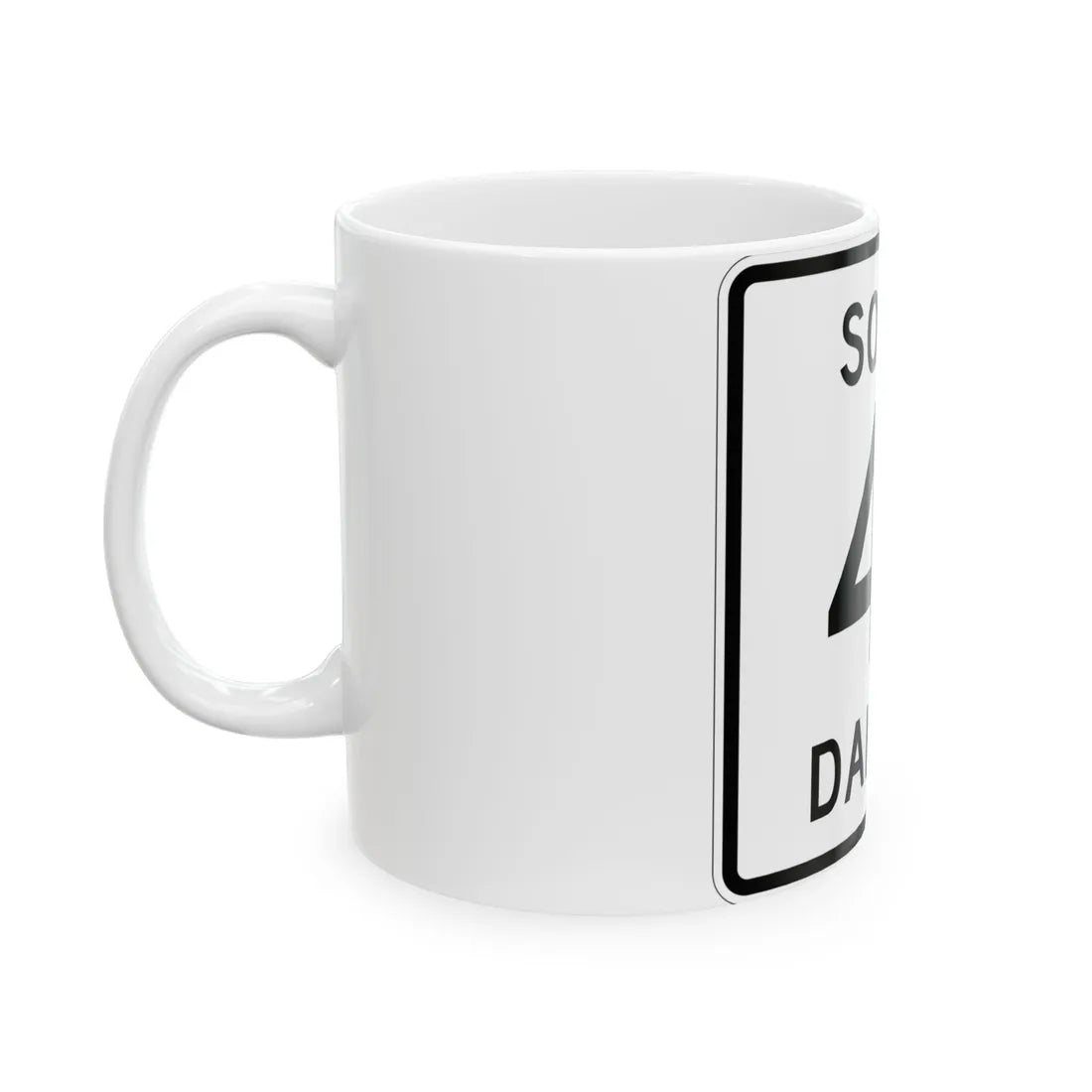SD 41 1950 (South Dakota) (Road Sign) White Coffee Mug - Go Mug Yourself