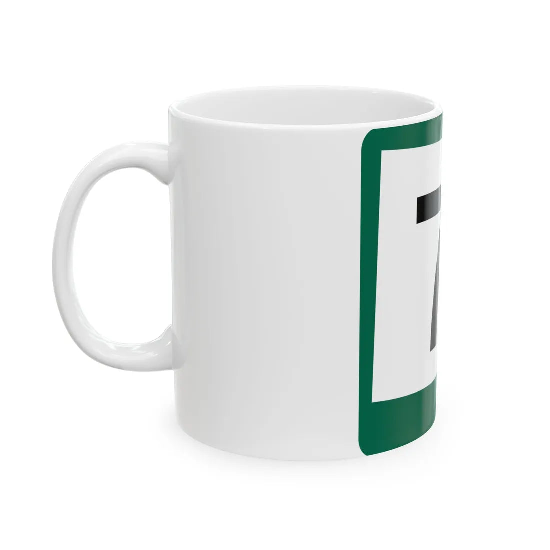 SD 71 (South Dakota) (Road Sign) White Coffee Mug - Go Mug Yourself