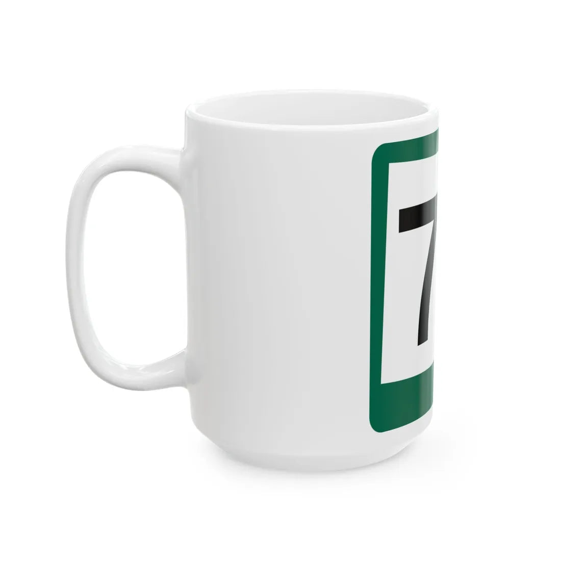 SD 79 (South Dakota) (Road Sign) White Coffee Mug - Go Mug Yourself