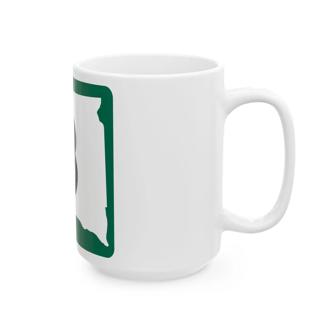 SD 8 (South Dakota) (Road Sign) White Coffee Mug - Go Mug Yourself